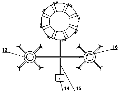 Pole-climbing robot with rapid height adjustment function