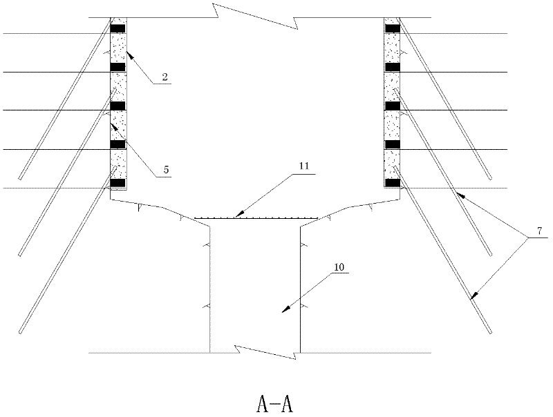 Vertical shaft construction method under unfavorable geological condition