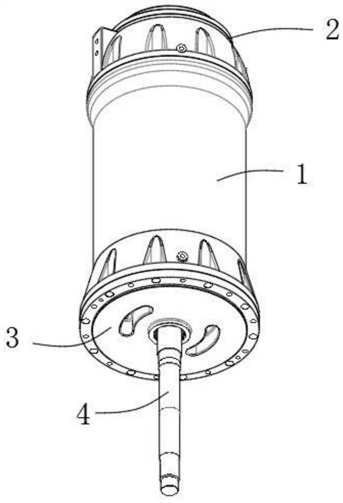 Integrated submersible pump motor support