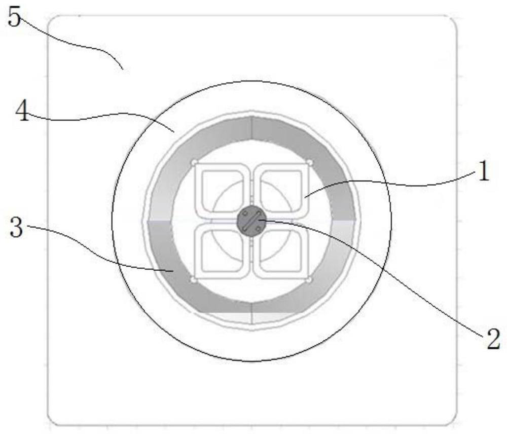 Multi-mode integrated satellite antenna with dynamically adjustable gain