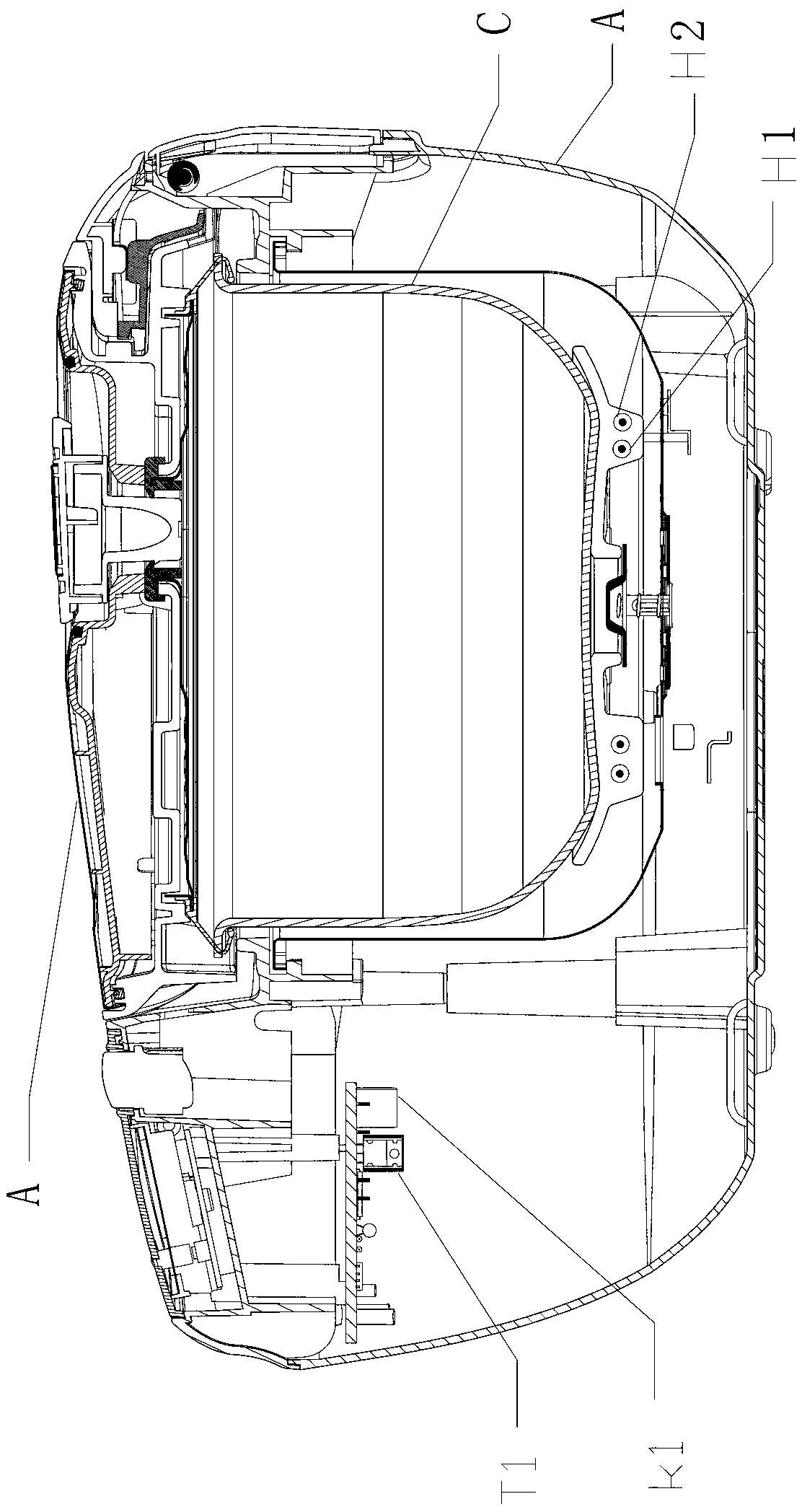 Electric cooker and heating control method thereof