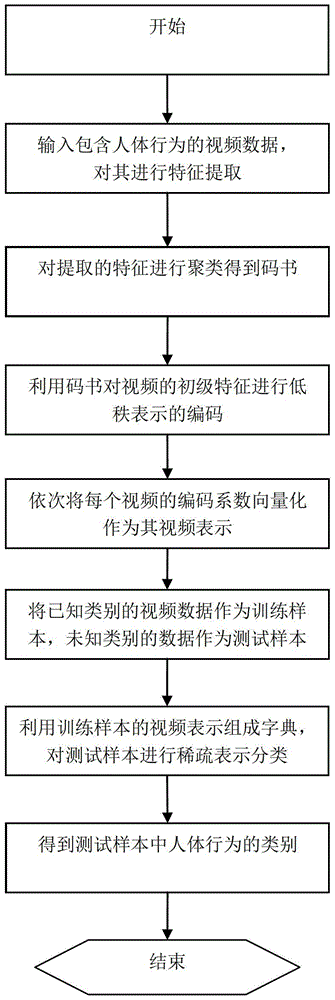 Human Action Recognition Method Based on Low-rank Representation