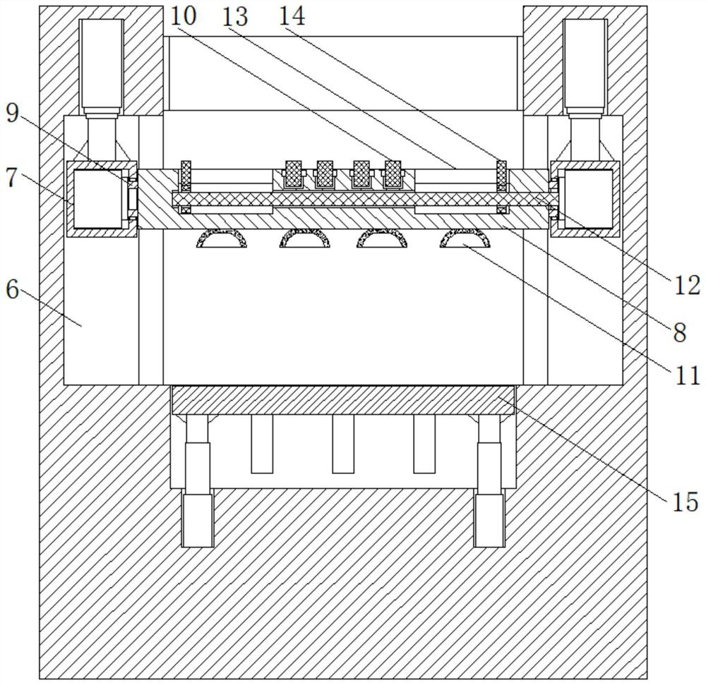 A kind of aluminum-plastic plate stamping and forming device