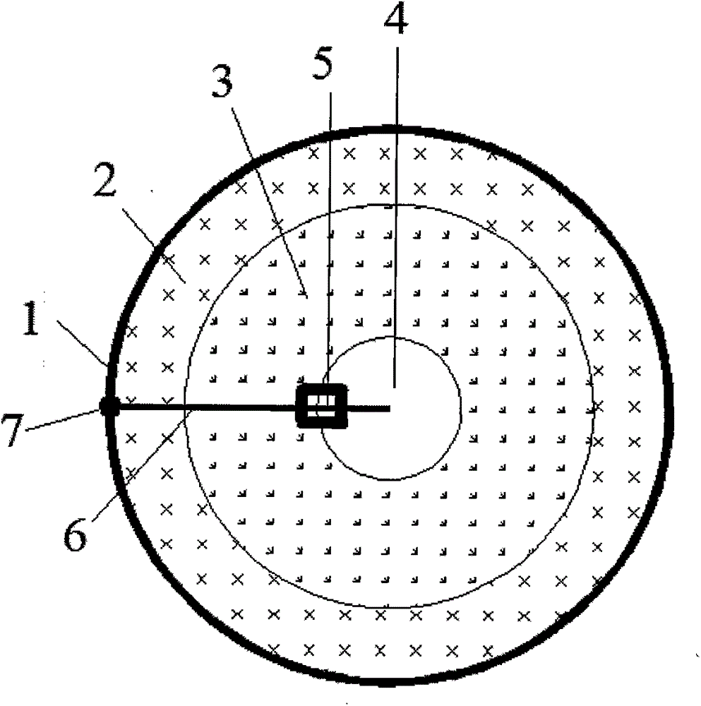 Novel vertical flow automatic aeration annular artificial wetland system