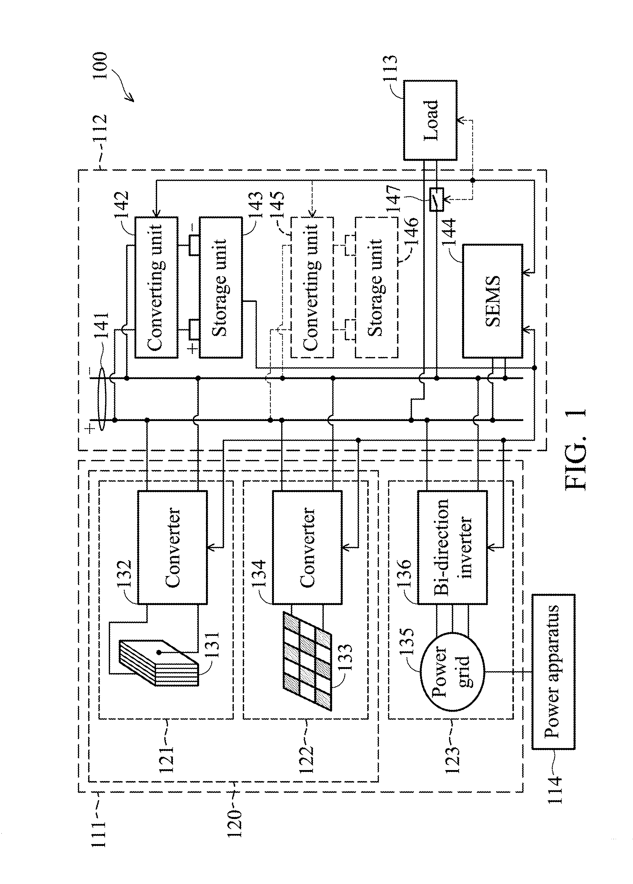 Electrical energy supply system