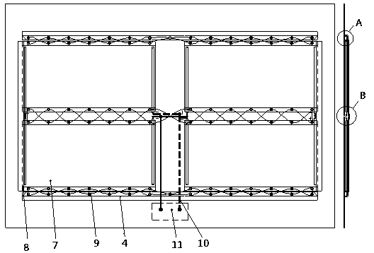 Method for reliably connecting flexible thin-film solar cell and airship envelop