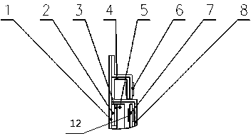 Method for reliably connecting flexible thin-film solar cell and airship envelop