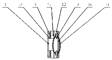 Method for reliably connecting flexible thin-film solar cell and airship envelop