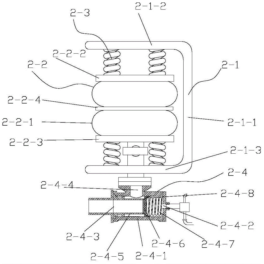 Air spray explosion type soil deep loosening and deep application device