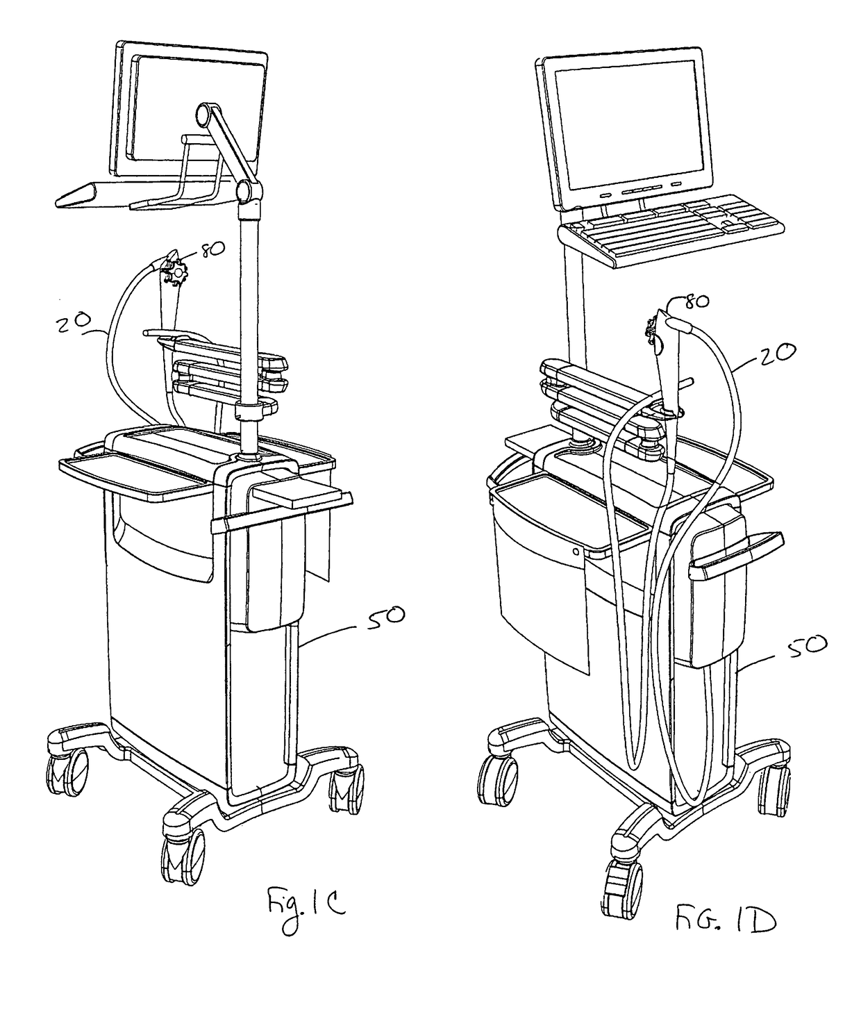 Force feedback control system for video endoscope