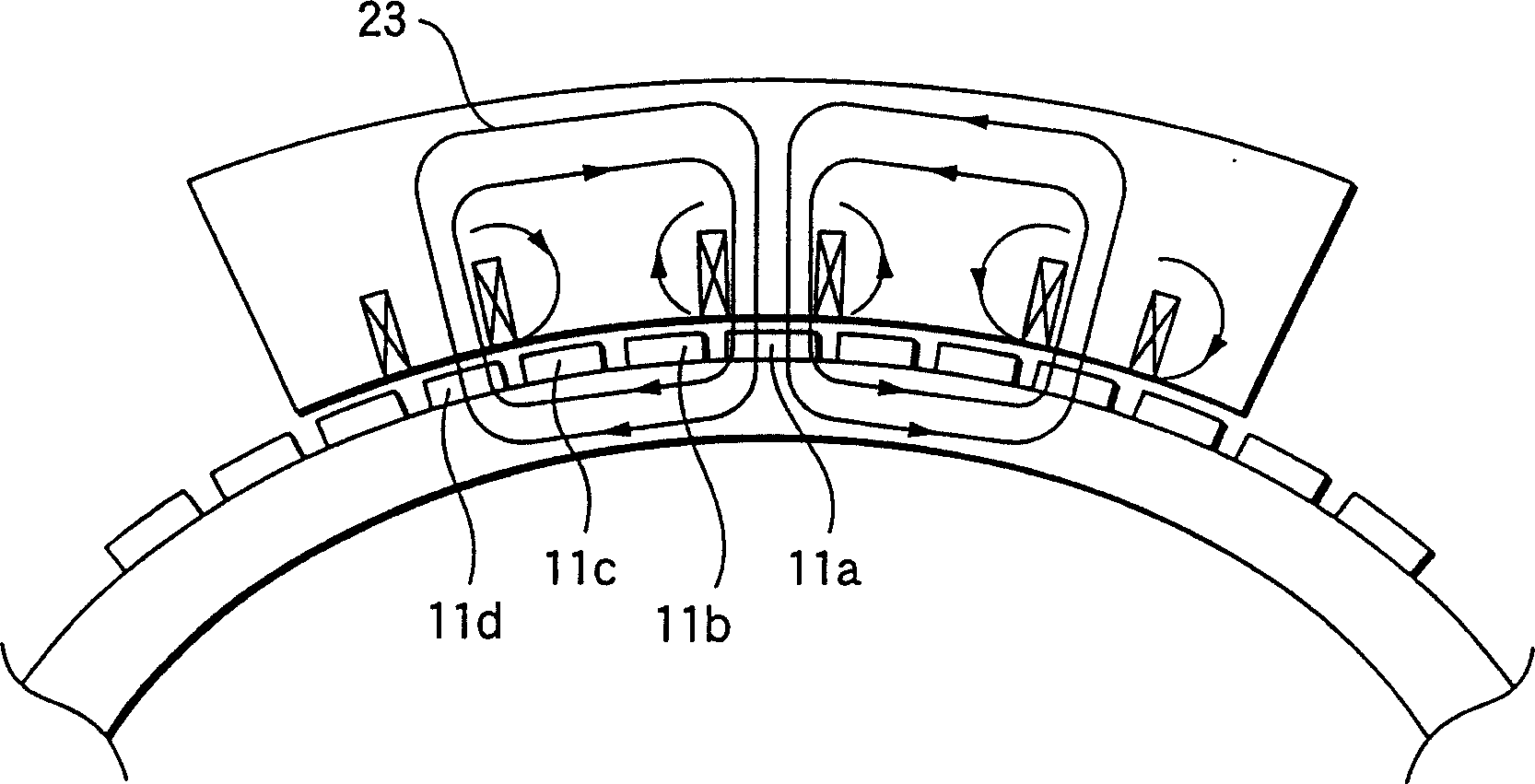 Polarizing device for permanent magnet rotor