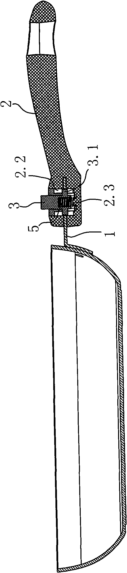 Panhandle rotating mechanism