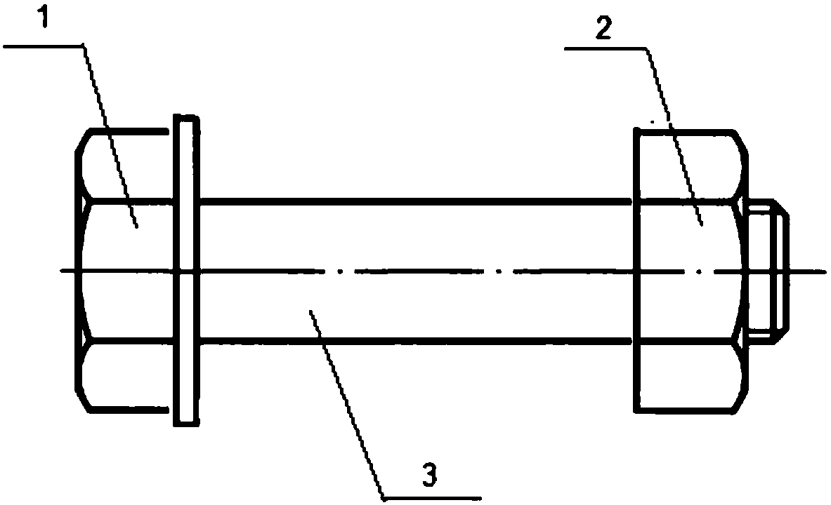 Finite element modelling method and strength assessment method of high-strength bolt connecting structure