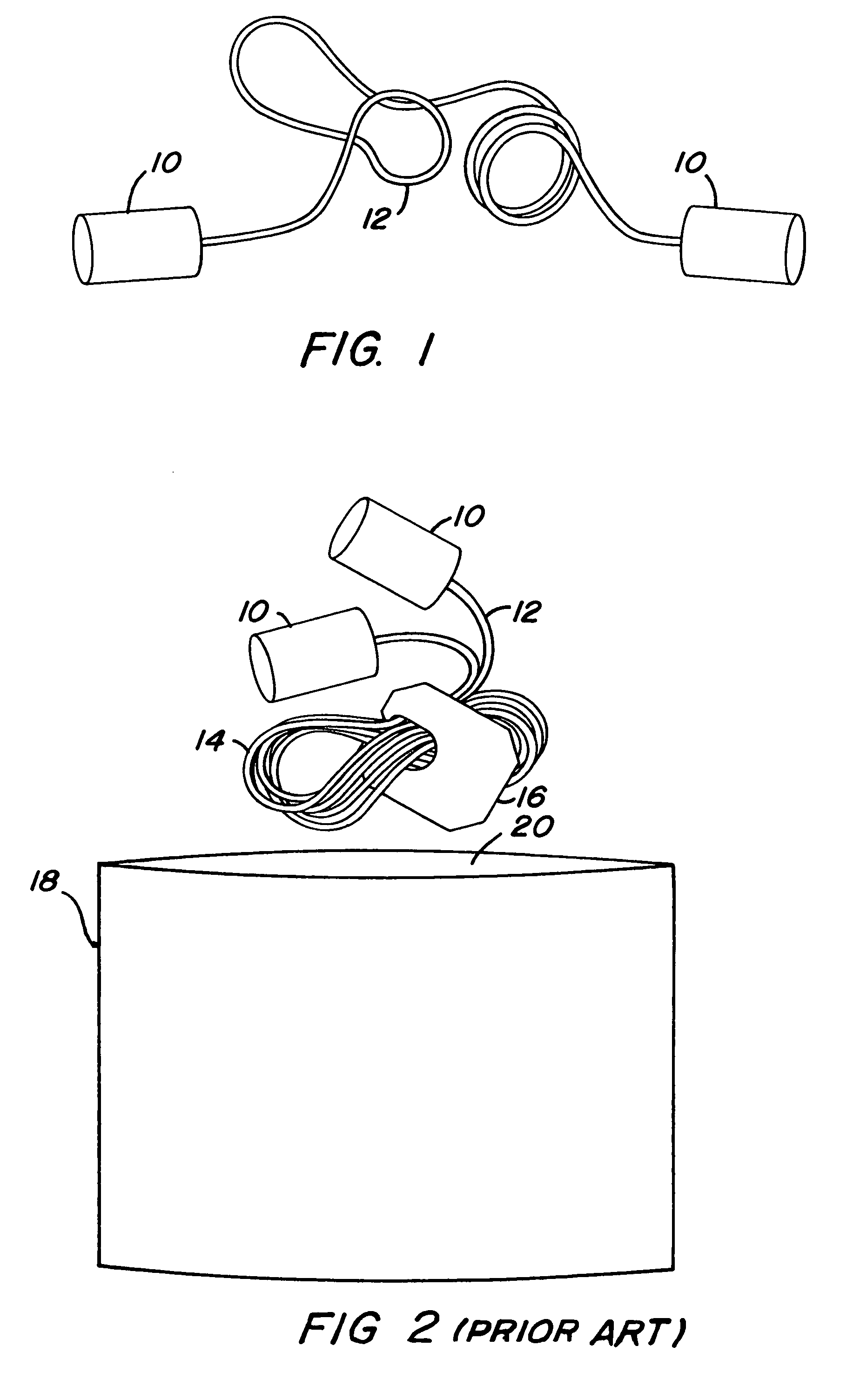 Corded hearing protective device and method of manufacturing the same