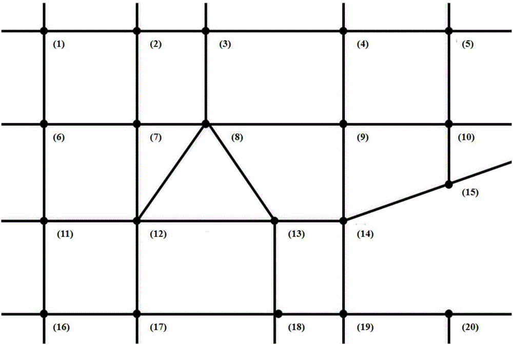 Road-network traffic jam discrimination method based on macroscopic fundamental diagram