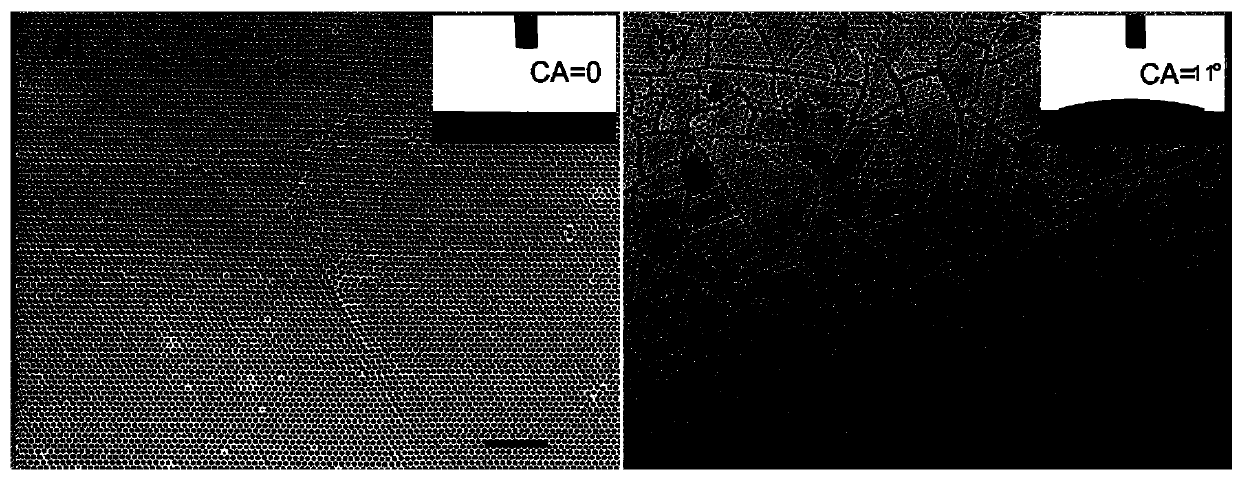 Oxygen plasma irradiation preparation method of ordered porous array of oxide micro-nano structure