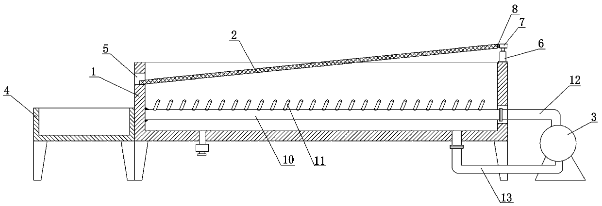 Rapid etching device and method for printed circuit board of new energy automobile