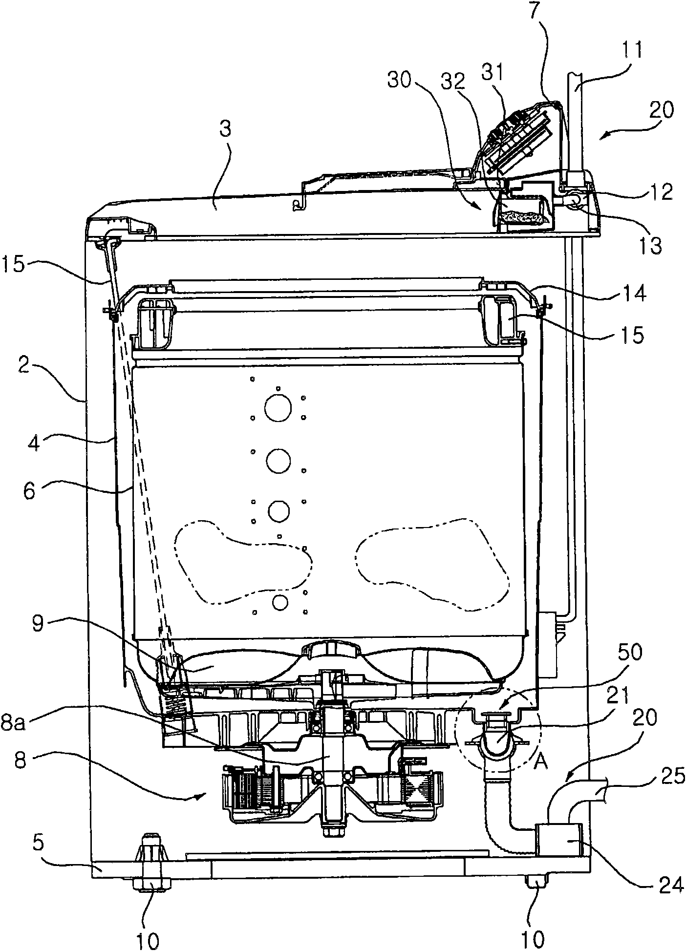 Laundry treating machine