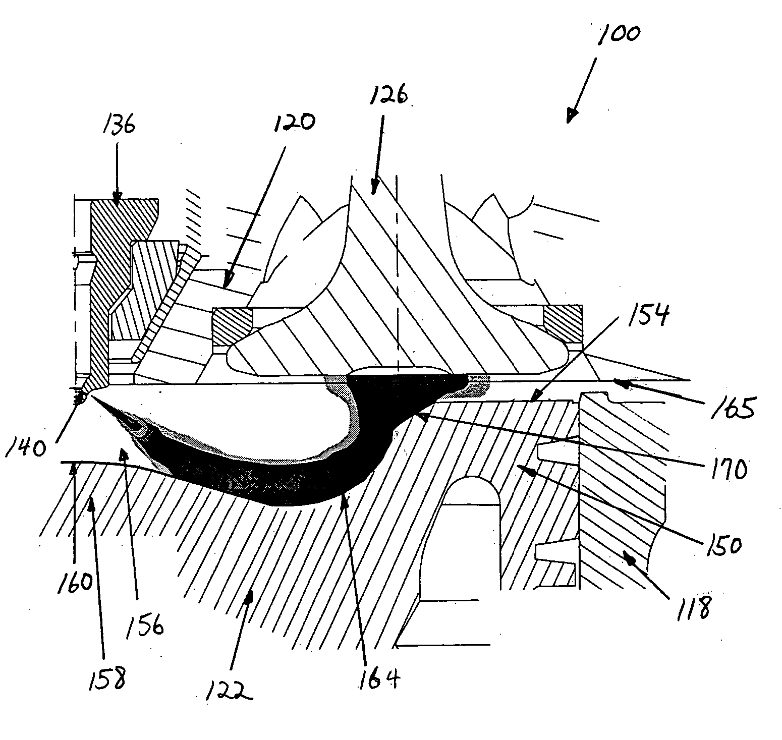 Internal combustion engine producing low emissions