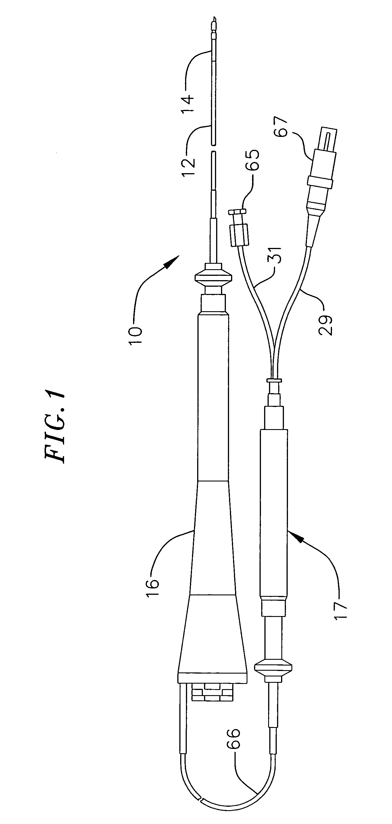 Method for ablating with needle electrode