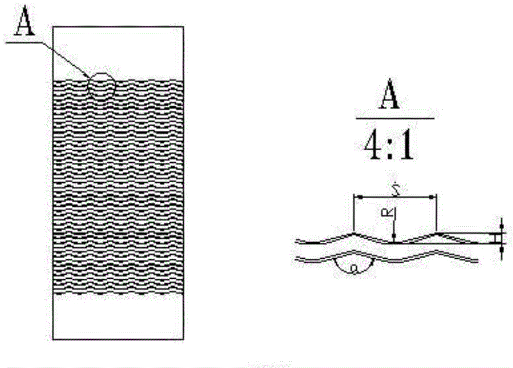 Hexagonal and ditrigonal mixed channel contact-heat-resistance-free heat transfer element