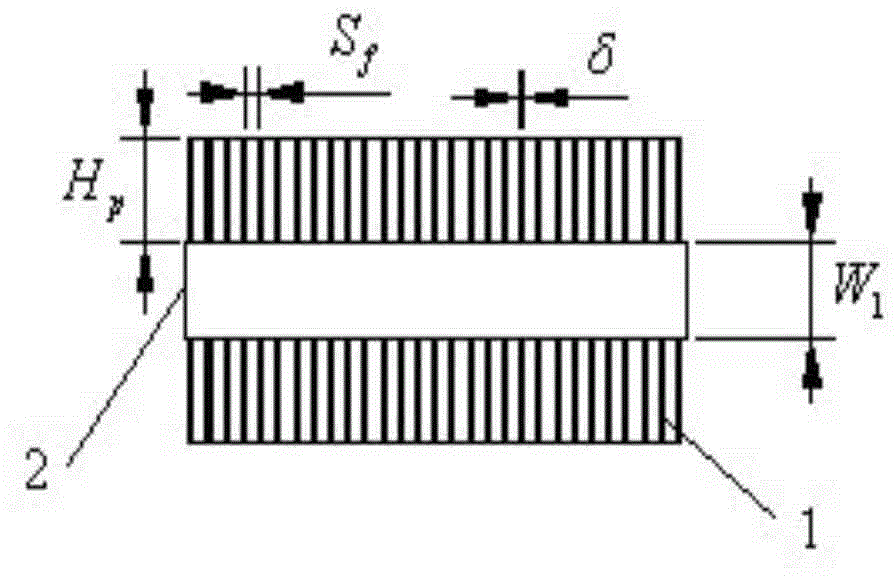 Hexagonal and ditrigonal mixed channel contact-heat-resistance-free heat transfer element