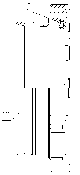 Plug adapter type infusion hose joint seal ring