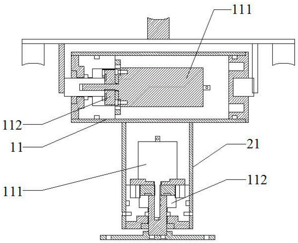 Underwater electric double-shaft pan tilt