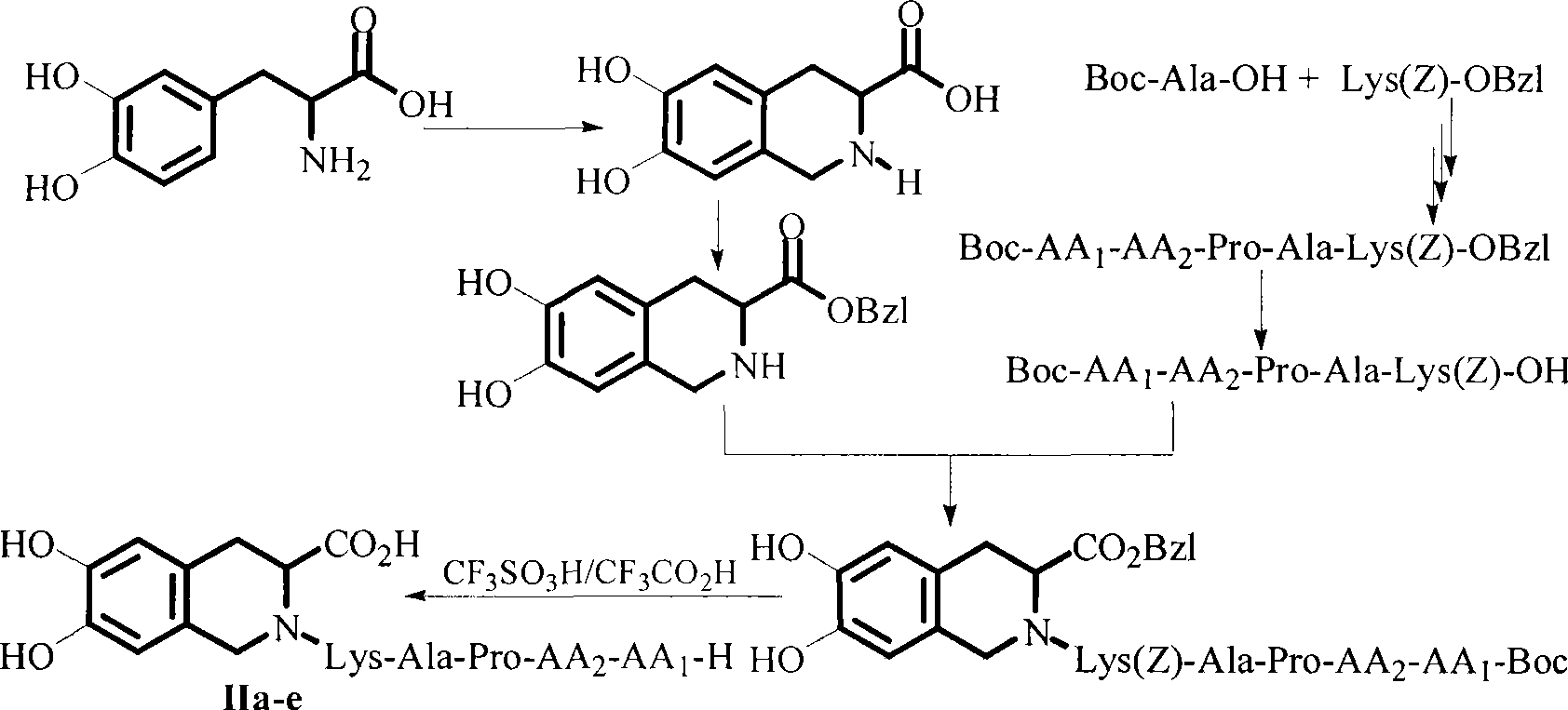 Compound with thrombus dissolving activity, as well as preparation and use thereof