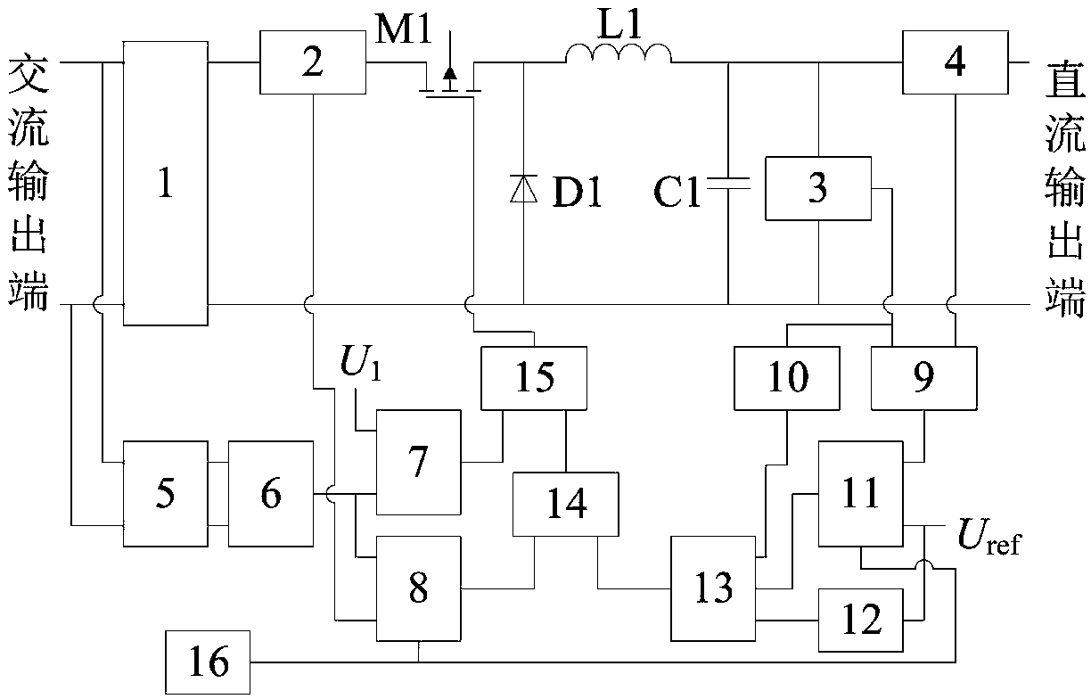 Active power factor correction DC power supply circuit and circuit method thereof