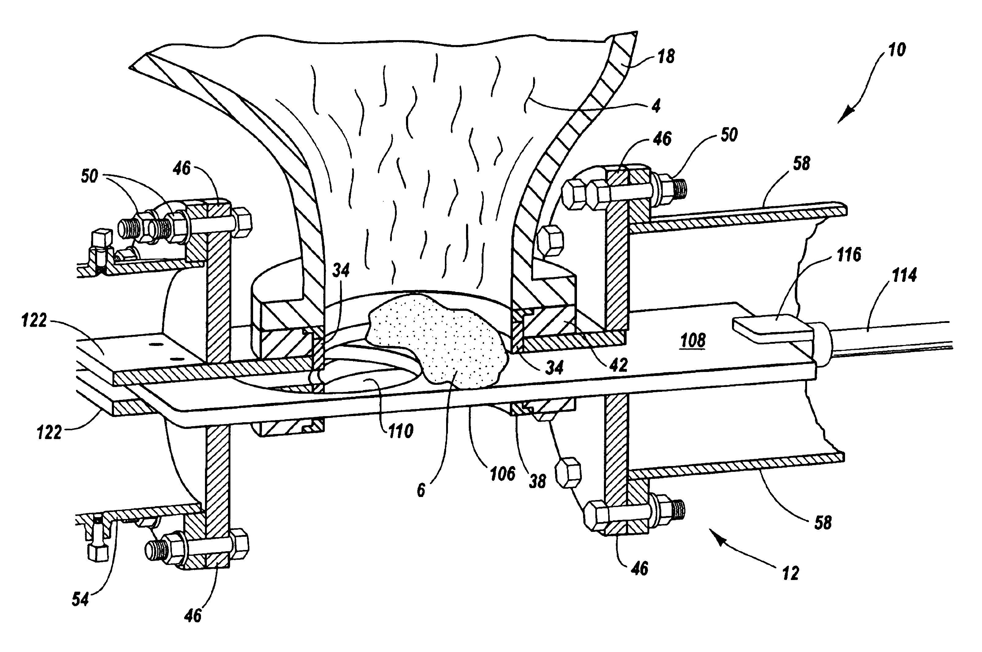 Coke drum bottom de-heading system