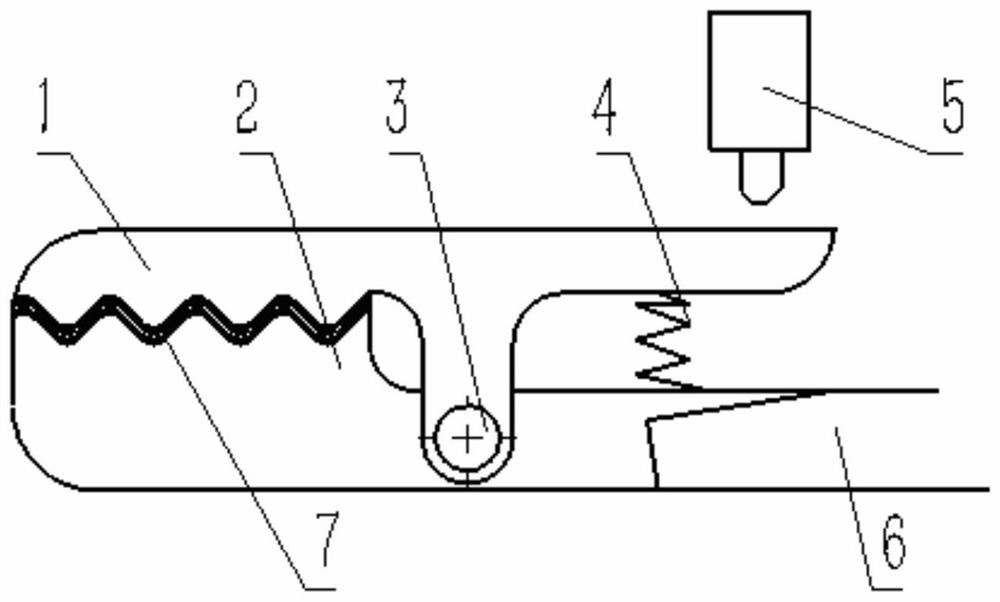 Rapier Chuck for Carbon Fiber Expanded Flat Yarn Weaving