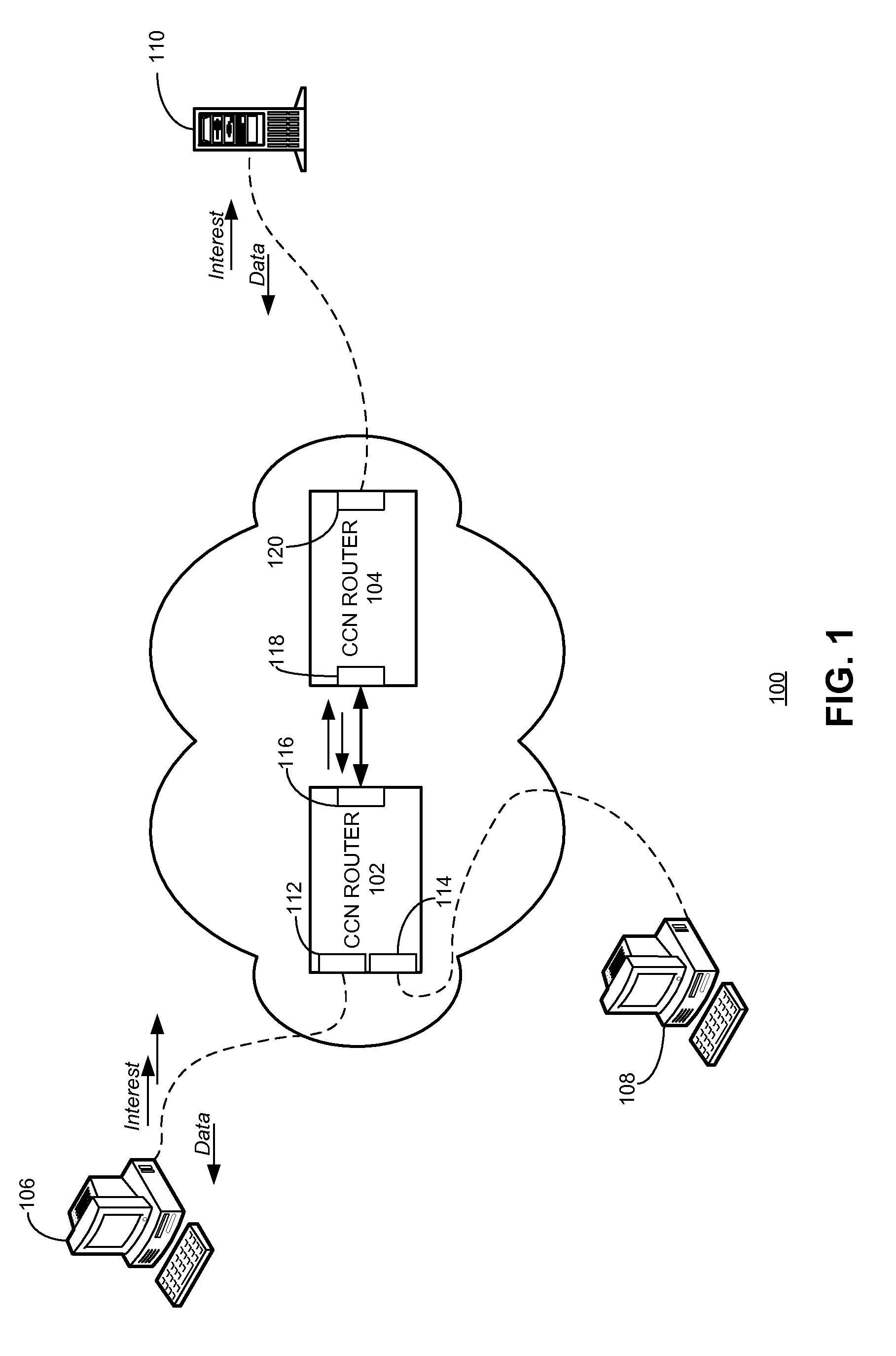 Method and system for mitigating interest flooding attacks in content-centric networks