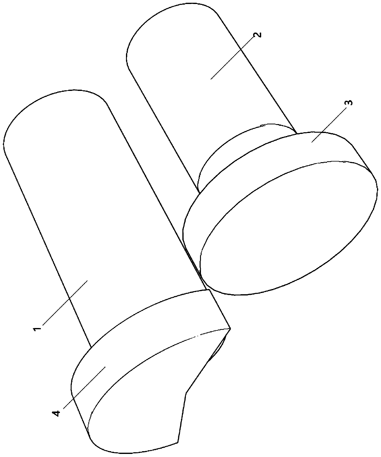 Slag cleaning device for grid frame welding port