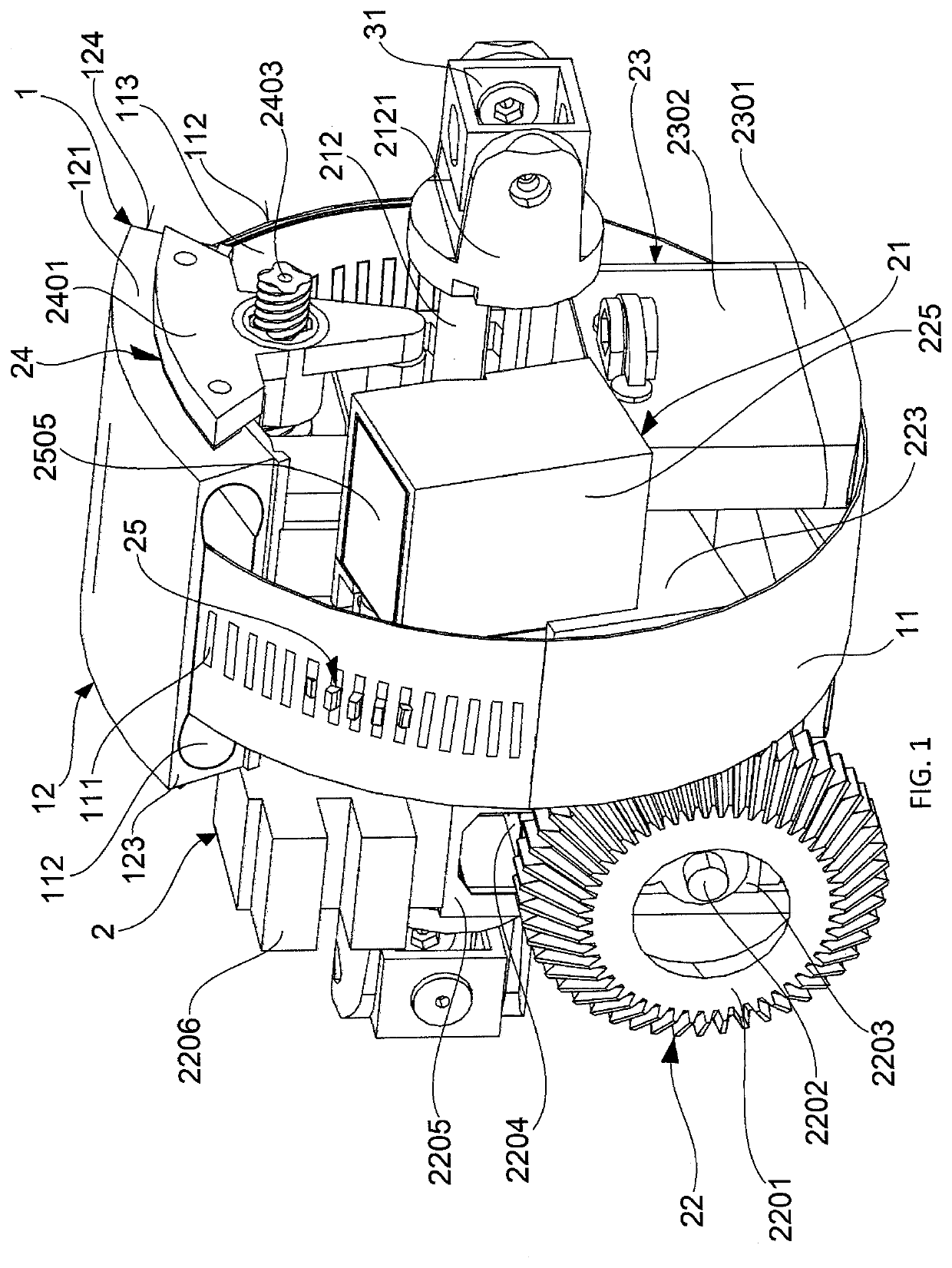 The pipe cable ring clamb and the series of pipe cable ring clamp installation apparatuses