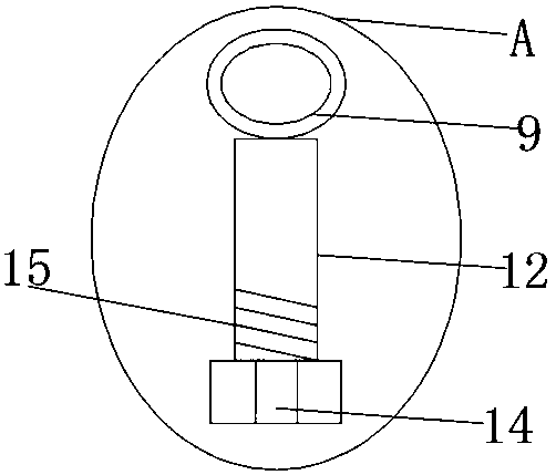 End executor of mechanical arm of numerical control machine tool of L-shaped high pressure pipe joint