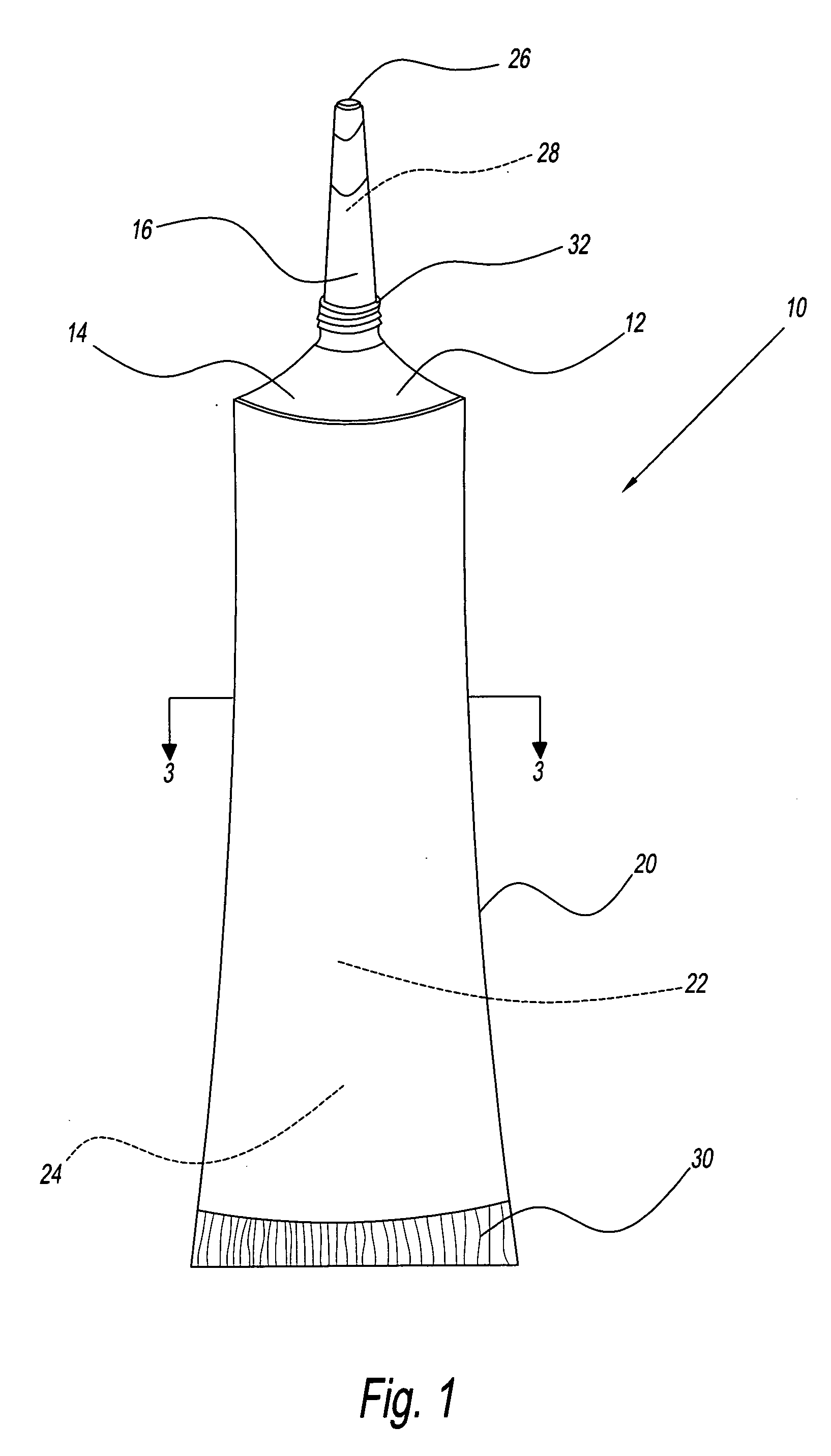 Plastic dispensing container having reduced moisture penetration and method for same