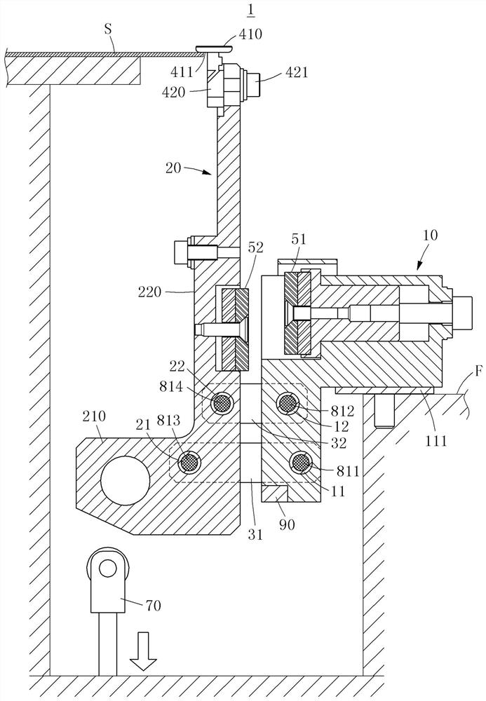 Rotary clamping device