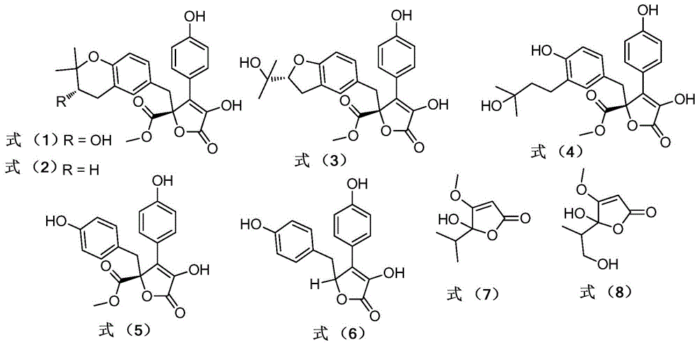 Application of a class of butenolide compounds in the preparation of anti-marine biofouling coatings