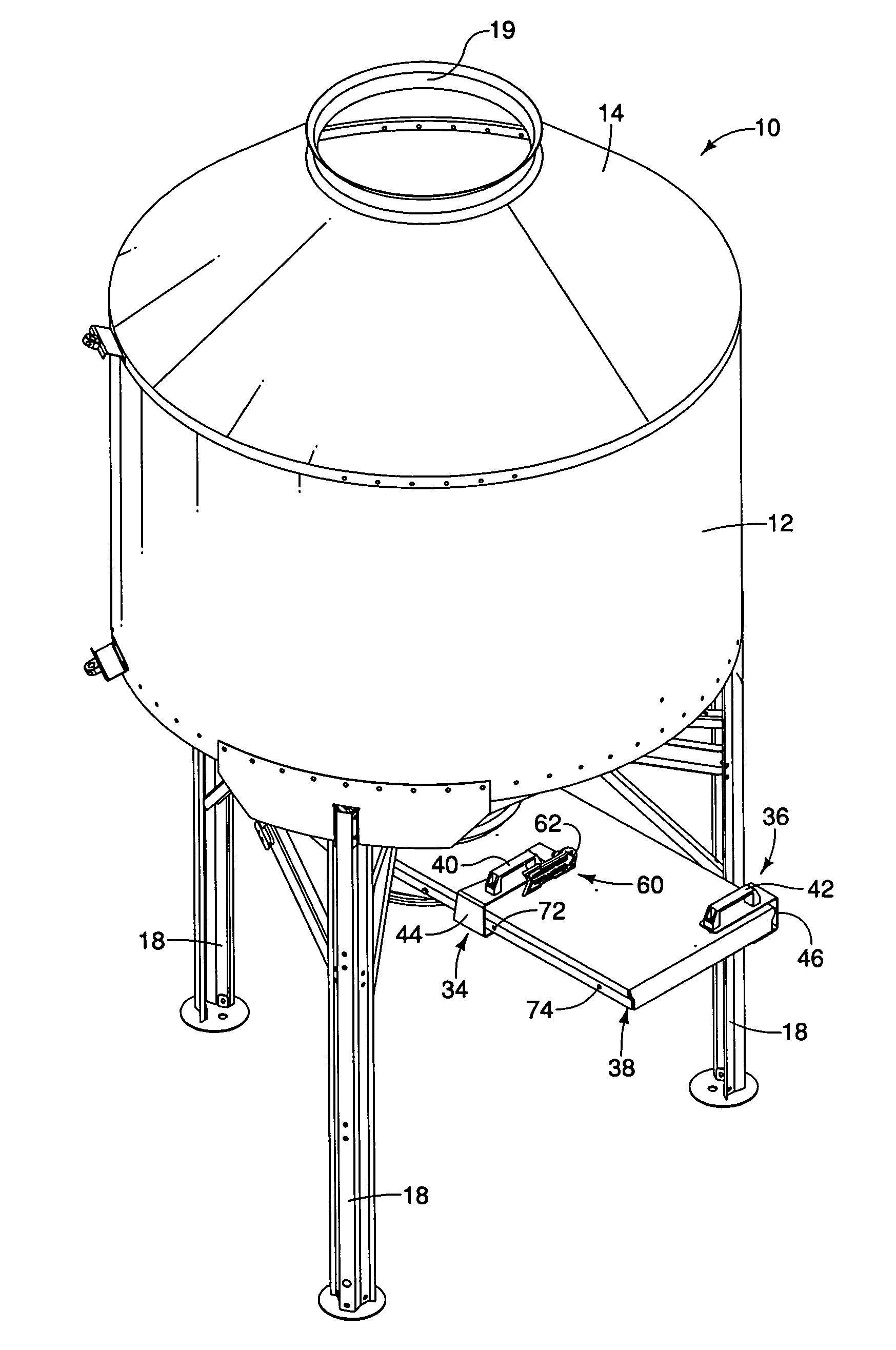 Storage and dispensing bin