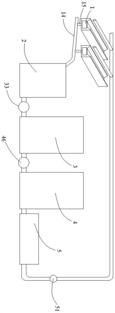 A kind of sewage treatment equipment for planting land