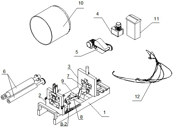 Flanging device for container manufacturing