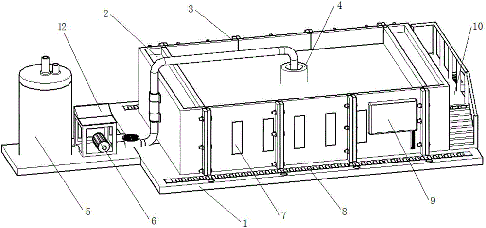 Simulation testing system of groundwater recharge and establishment method thereof