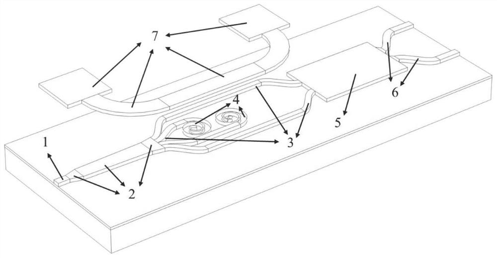 SOI-based broadband adjustable beam splitting ratio polarization rotary beam splitter