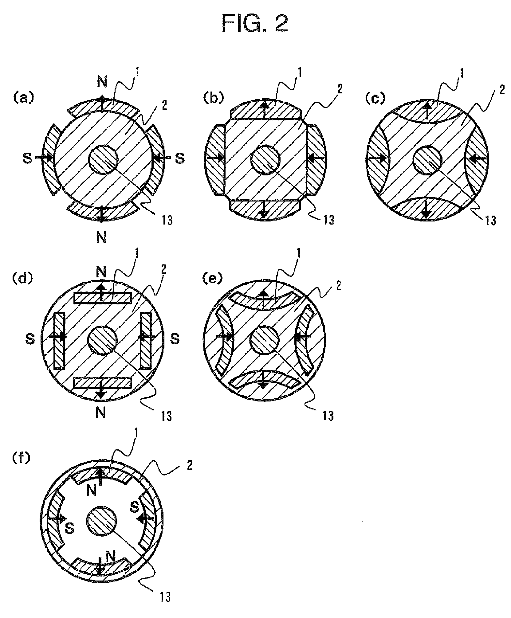 Rotor for motor and method for producing the same