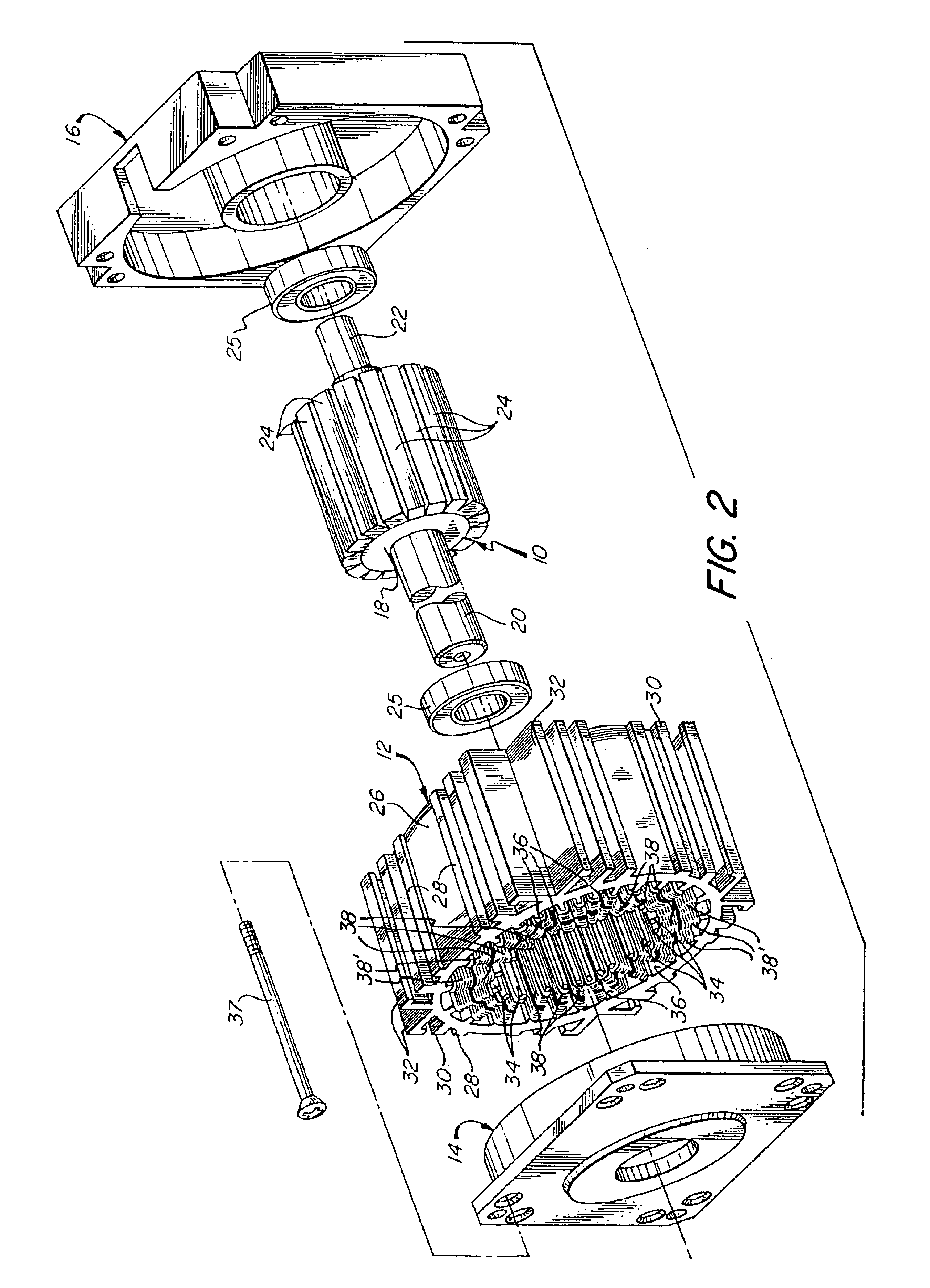 Permanent magnet motor having flux density characteristics that are internally variable