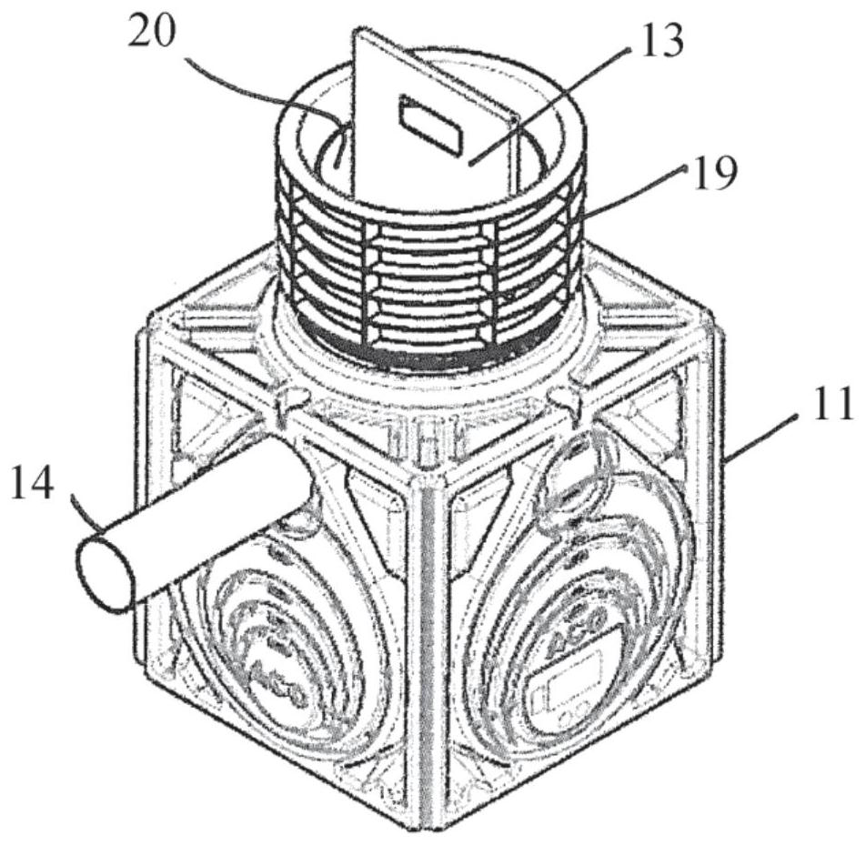 Drainage body unit, drainage body system and shaft element