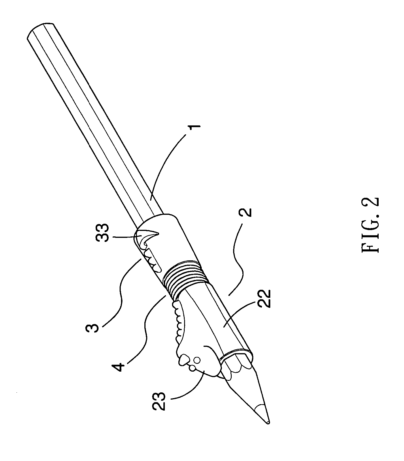 Adjustable dual sleeve pen holding auxiliary device