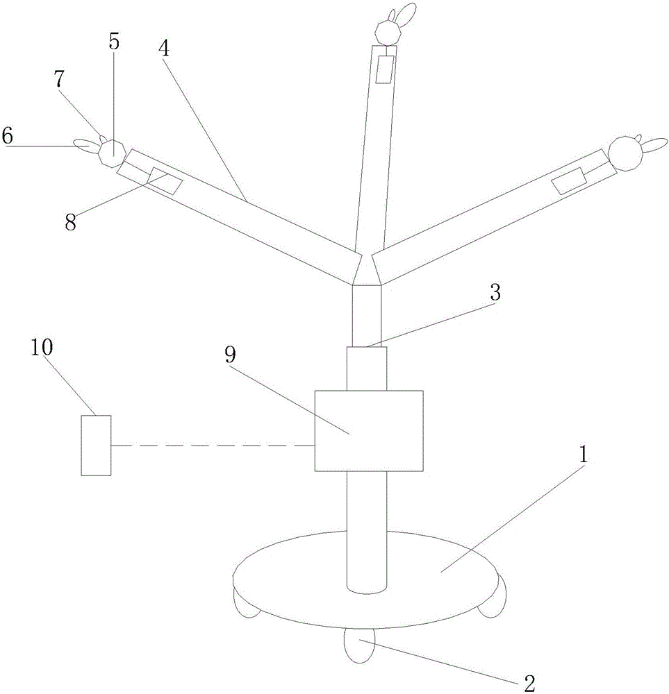 Multi-angle shooting connection bracket for photography