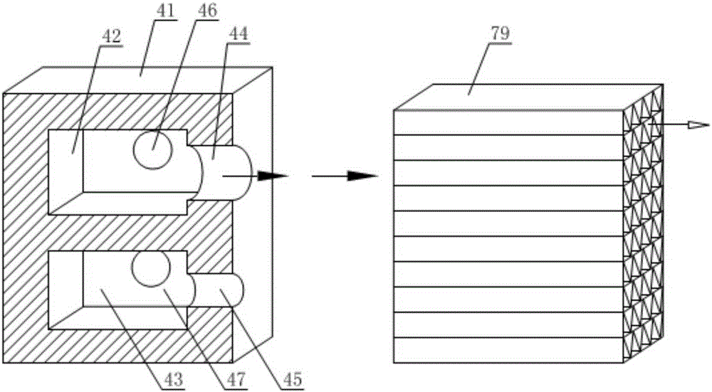 Paper explosion-preventing softening device for line pressing and molding and softening method for pressed-line crease positions of paperboards